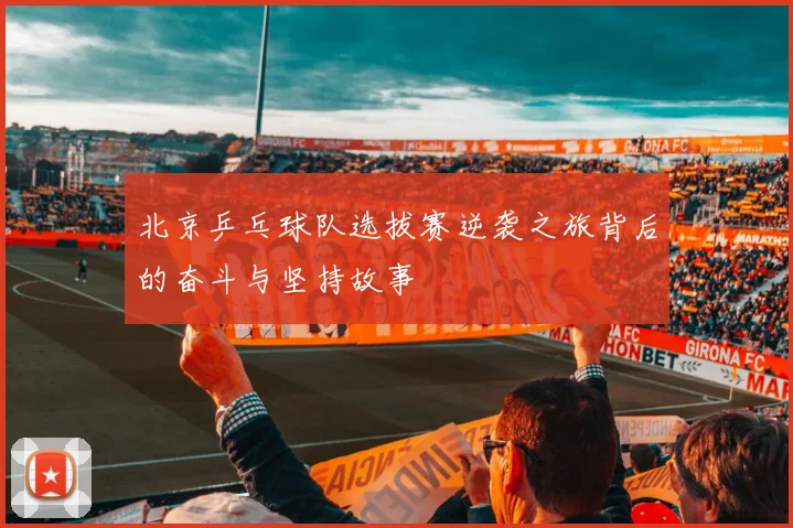 北京乒乓球队选拔赛逆袭之旅背后的奋斗与坚持故事